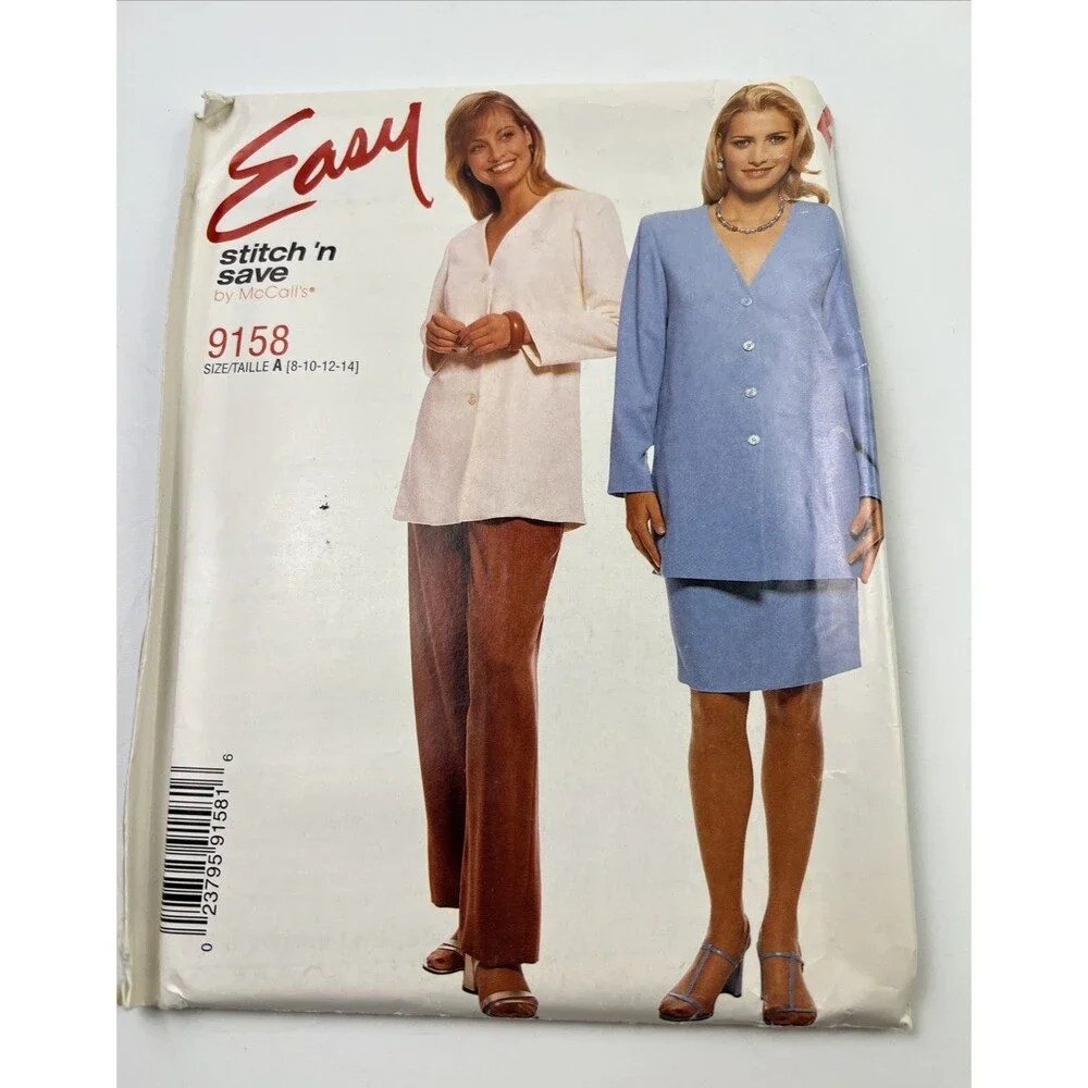 Lot of 6 Sewing Patterns Womens Mixed Lot Simplicity/McCalls/Easy/Style